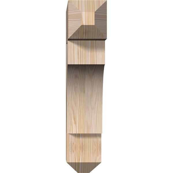 Westlake Craftsman Smooth Bracket, Douglas Fir, 5 1/2W X 22D X 26H